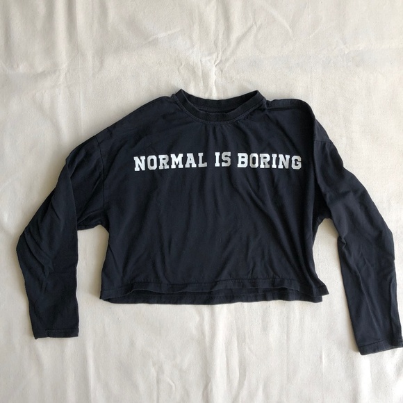 Girls’ Black Oversized Long-Sleeve T-Shirt - Picture 1 of 2